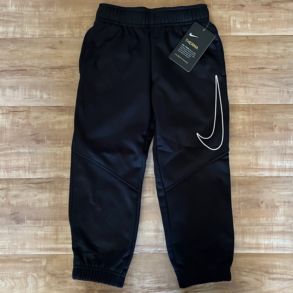 NWT Nike Black Kids' DRI-FIT Jogger Sweatpants